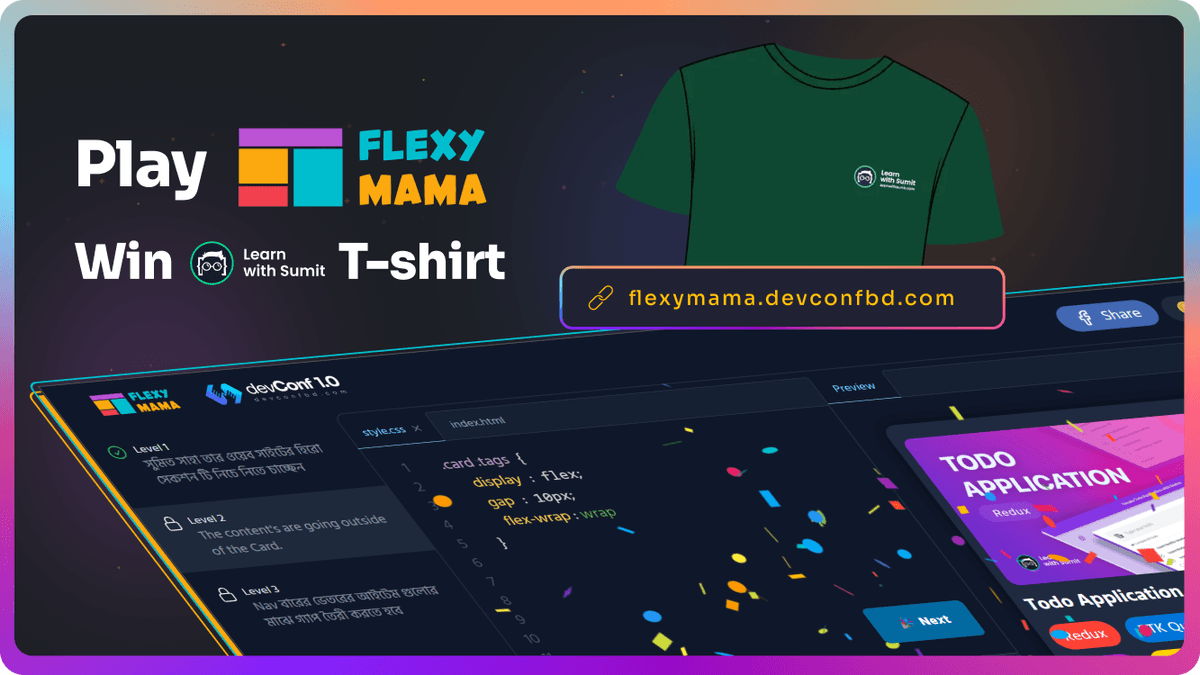 FlexyMama - A beginner-friendly game to learn CSS Flexbox